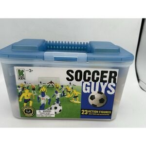 Kaskey Kids Soccer Guys Action Figures Set Used - Complete